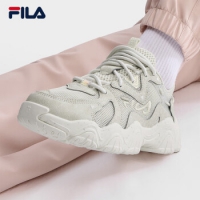 FILA 斐樂官方FLUID 4女鞋復古運動鞋2023夏老爹鞋厚底休閑...